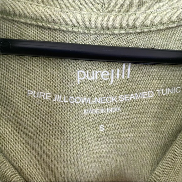 Purejill by J. Jill Cowl-neck Seamed Tunic Sweater Size Small - Picture 4 of 5